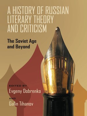 cover image of A History of Russian Literary Theory and Criticism